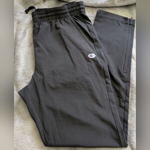 Champion Black Joggers with Elastic Waistband and Logo